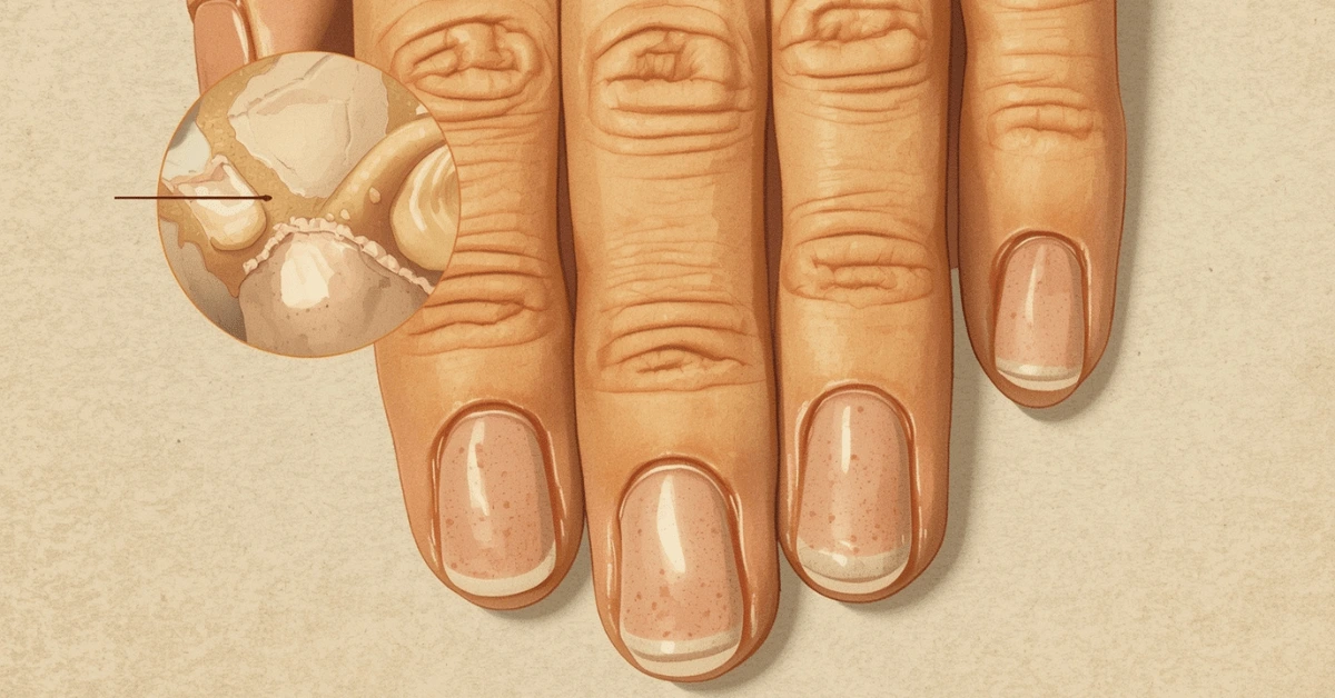 What is the main composition of nails and their function?